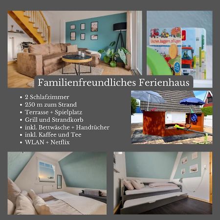 קושהאבן Familienfreundliches Ferienhaus In 5 Min Zum Strand Mit Terrasse Und Kostenlosem Parkplatz מראה חיצוני תמונה