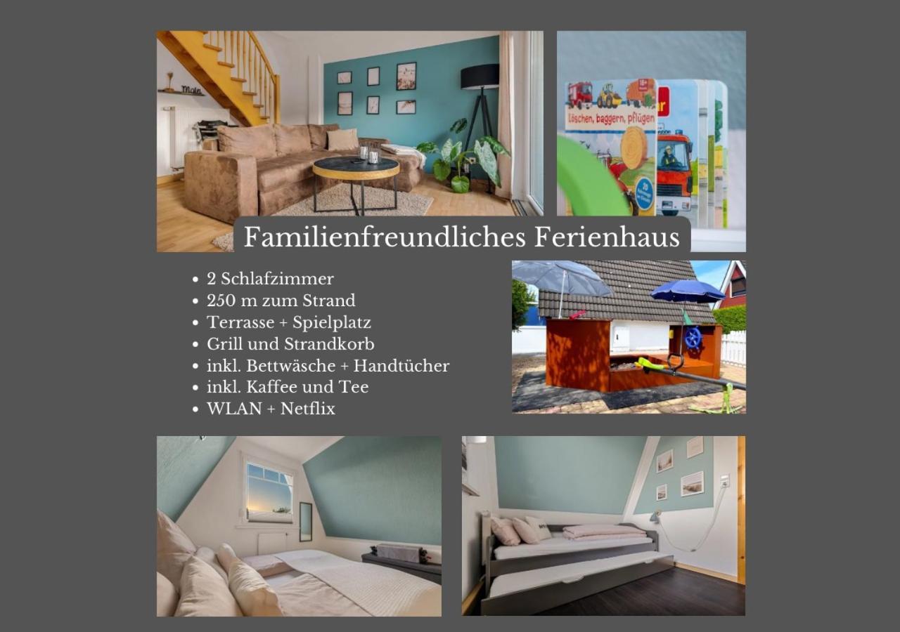 קושהאבן Familienfreundliches Ferienhaus In 5 Min Zum Strand Mit Terrasse Und Kostenlosem Parkplatz מראה חיצוני תמונה